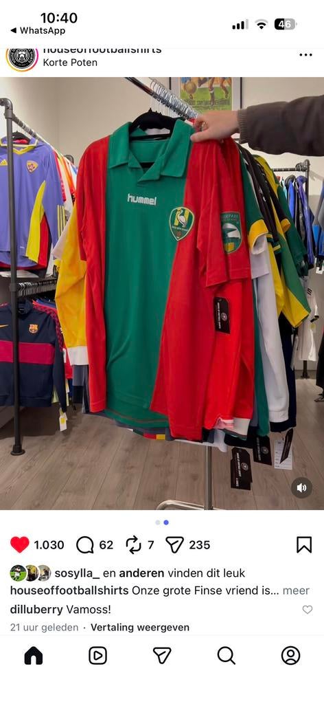 Gezocht: ADO Den Haag Farewell Season Shirt 2006-07 M/L, Ophalen of Verzenden, Zo goed als nieuw, Maat 48/50 (M), Groen
