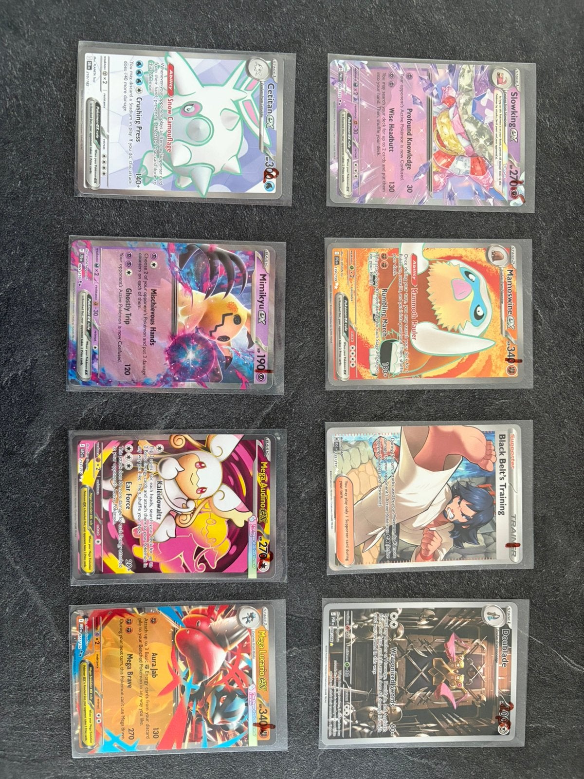 Pokemon kaarten te koop., Ophalen of Verzenden, Zo goed als nieuw, Meerdere kaarten