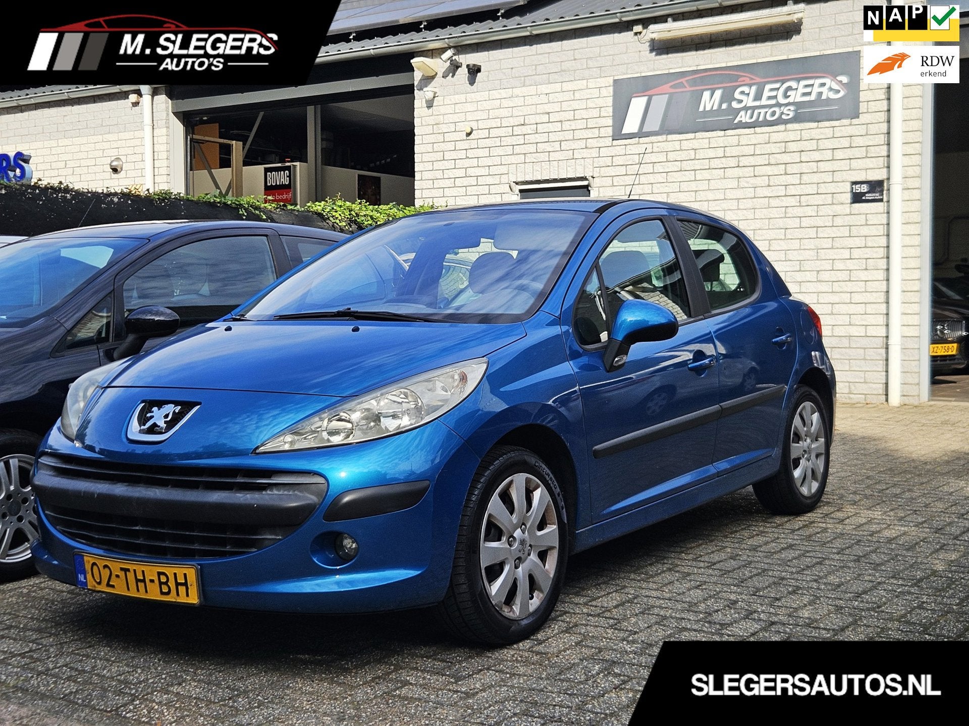 Peugeot 207 1.6-16V XT*Airco*Bluetooth*Nieuwe APK, Auto's, Peugeot, Voorwielaandrijving, Gebruikt, Blauw, Bedrijf