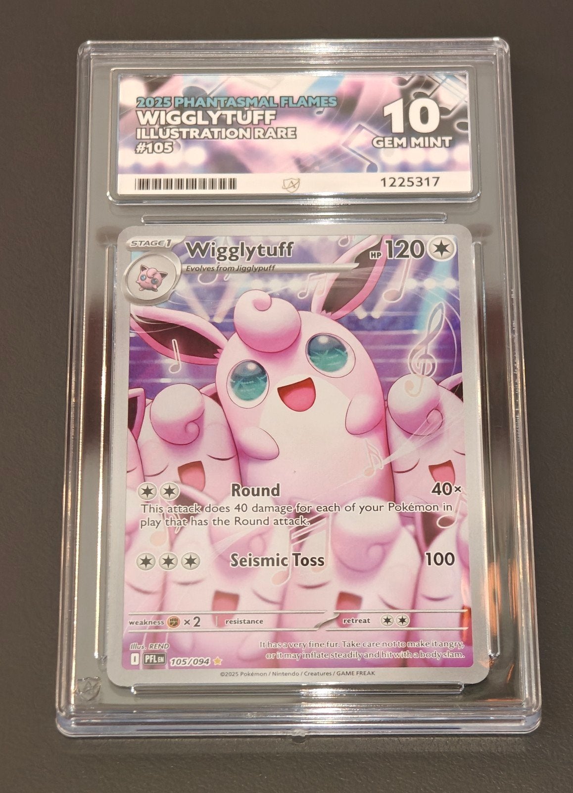wigglytuff #105 - ACE 10 - pfl, Ophalen of Verzenden, Zo goed als nieuw