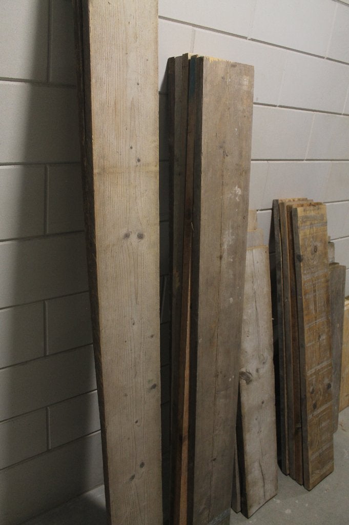 Steigerhout, Ophalen, Gebruikt, 25 tot 50 mm, Plank