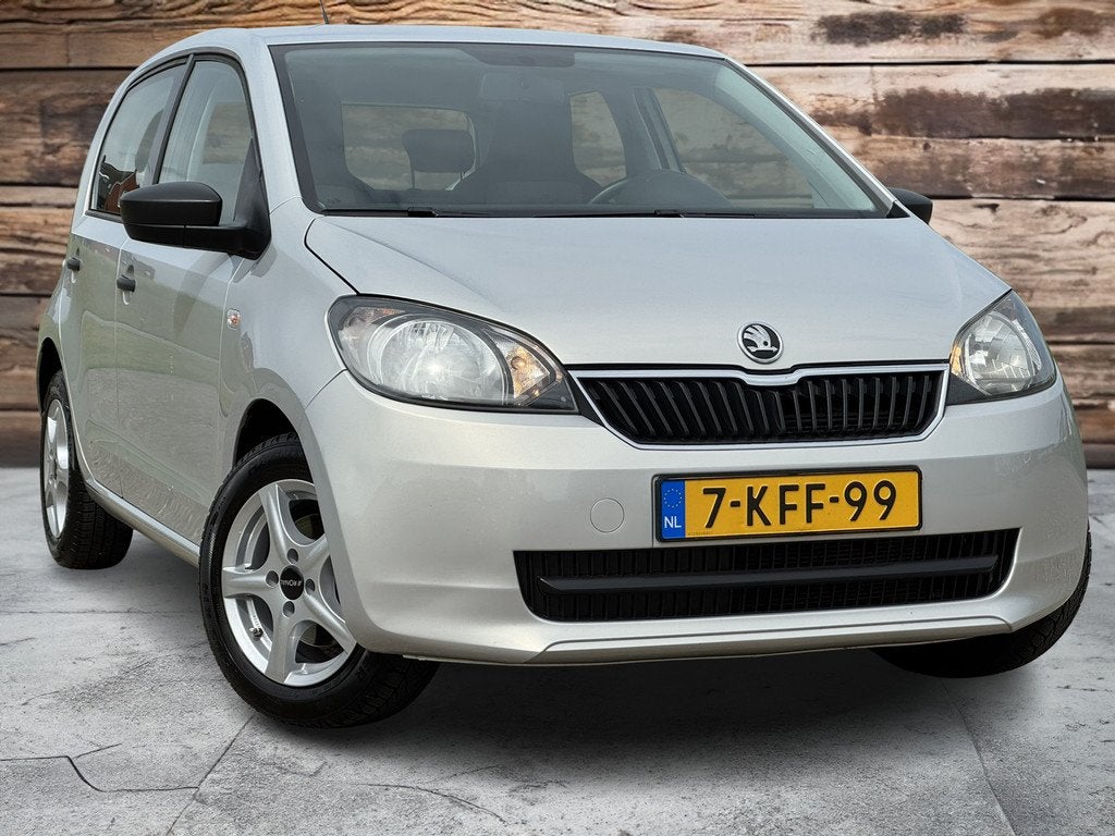Skoda Citigo 1.0 Greentech Arctic | Airco | Radio | LMV | 5D, Auto's, Voorwielaandrijving, Euro 5, Stof, Gebruikt