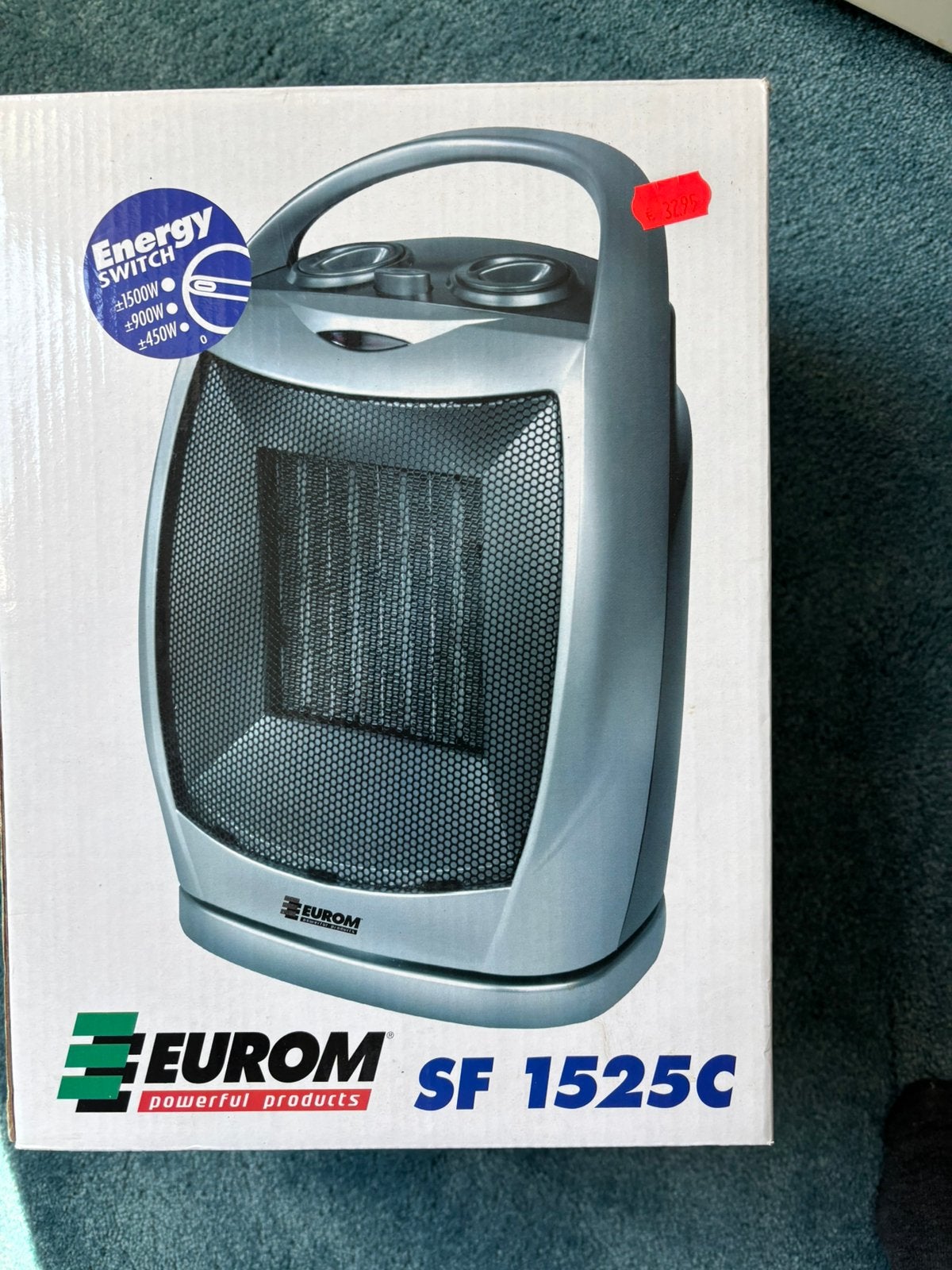 Eurom heater, Ophalen, Gebruikt