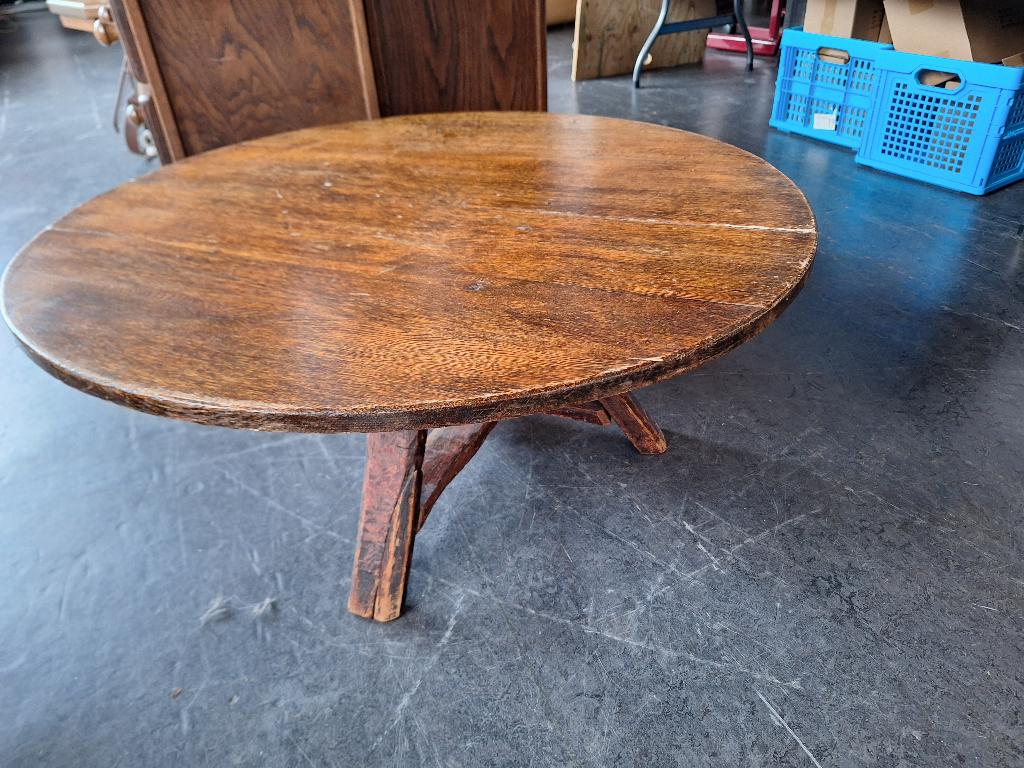 Leuke antieke salontafel in goede staat, Huis en Inrichting, Tafels | Salontafels, Ophalen, Gebruikt, 50 tot 100 cm, 50 tot 100 cm