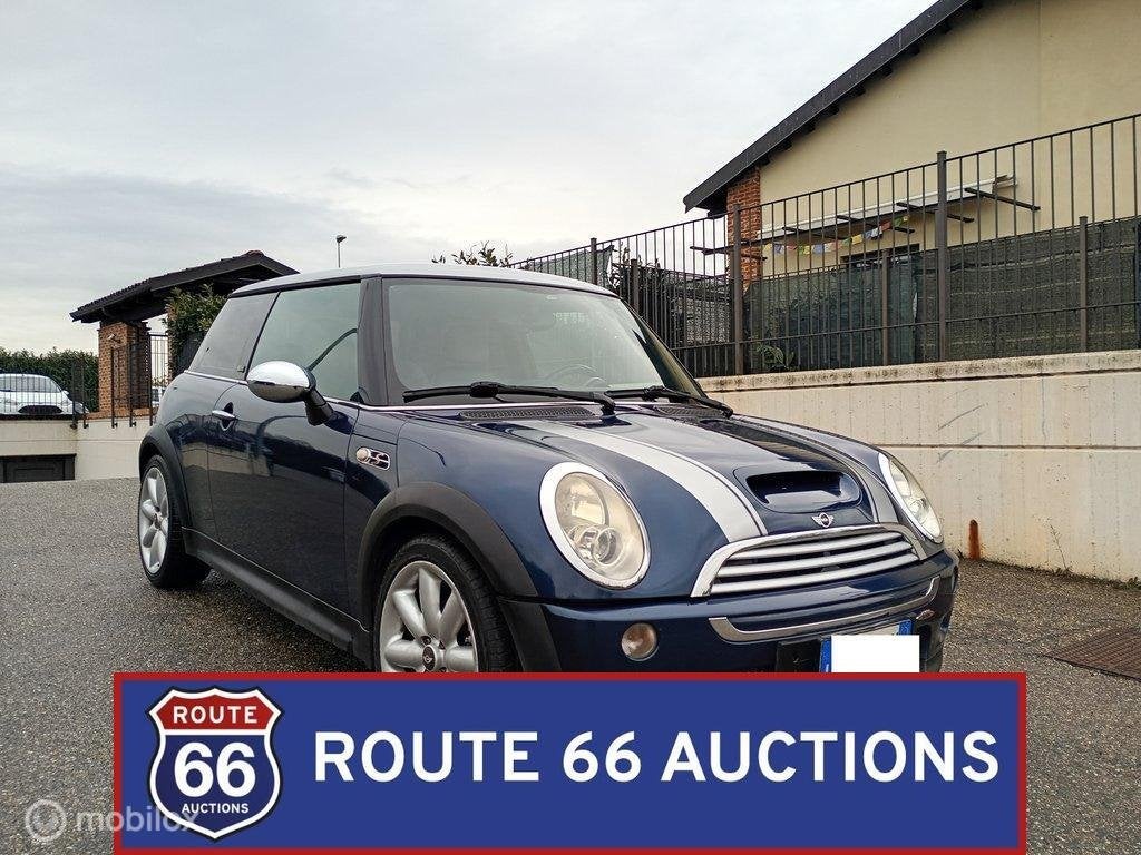Mini Cooper S | 2006 | Route 66 Auctions, Auto's, Mini, Gebruikt, Overige carrosserieën, Zwart, Bedrijf