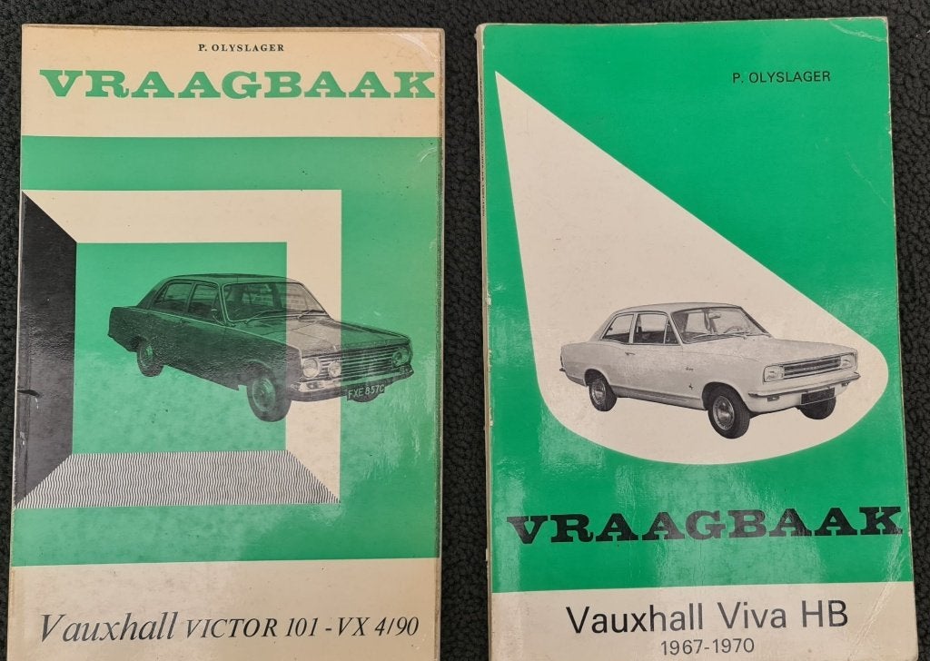 Oldtimer vraagbaak Vauxhall Viva en Victor, Ophalen of Verzenden