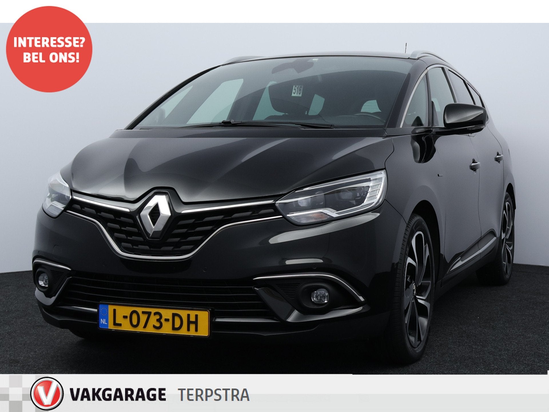 Renault Grand Scénic 1.3 TCe Black Edition/ 7-Persoons!/ Tr, 4 cilinders, 7 stoelen, Zwart, Bedrijf