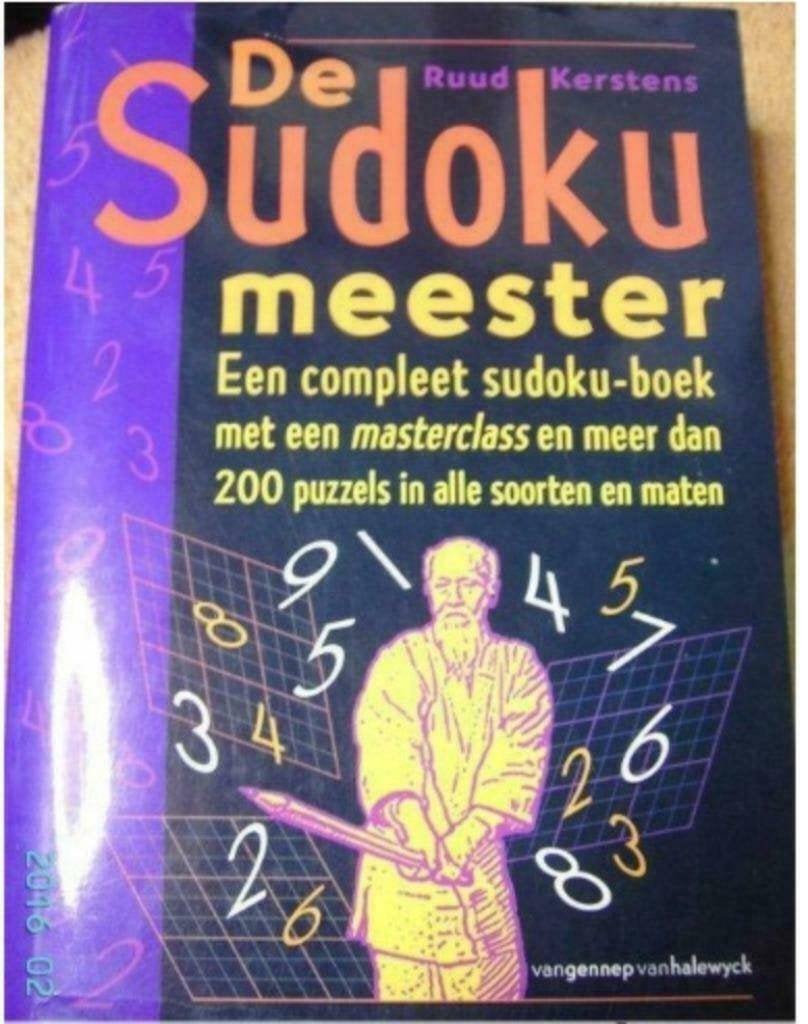 De Sudoku meester Een compleet sudoku-boek, Ophalen of Verzenden, Minder dan 500 stukjes, Zo goed als nieuw, Puzzelboek