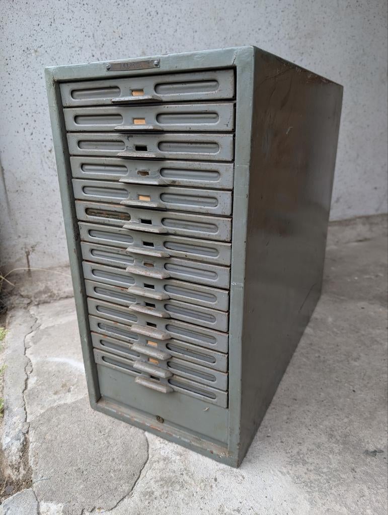 Industriële Kardex metalen ladenkast / archiefkast, Ophalen, Metaal