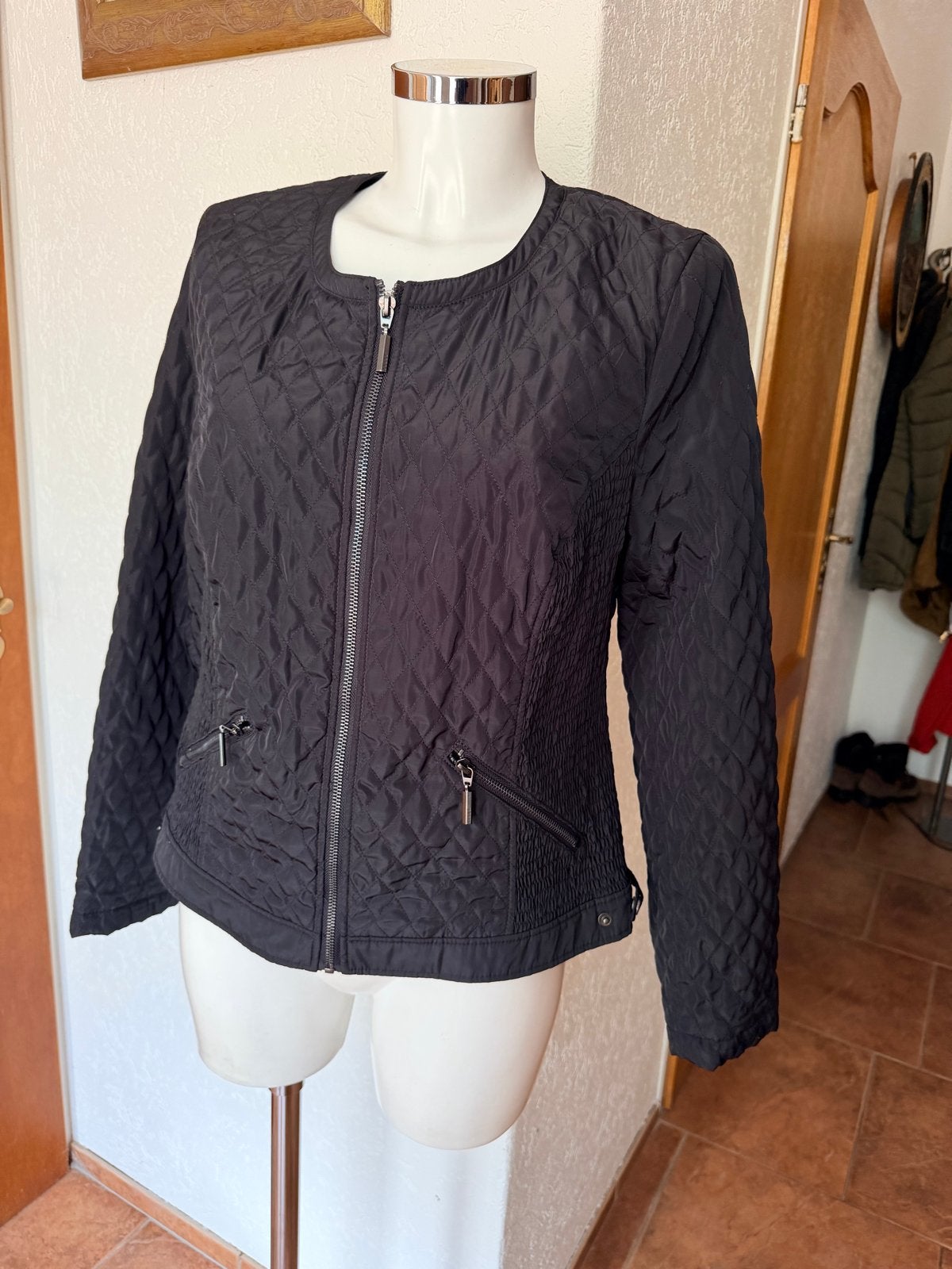 Zwart Erfo dames jasje/vest maat 40, Ophalen of Verzenden, Zo goed als nieuw, Maat 38/40 (M), Zwart