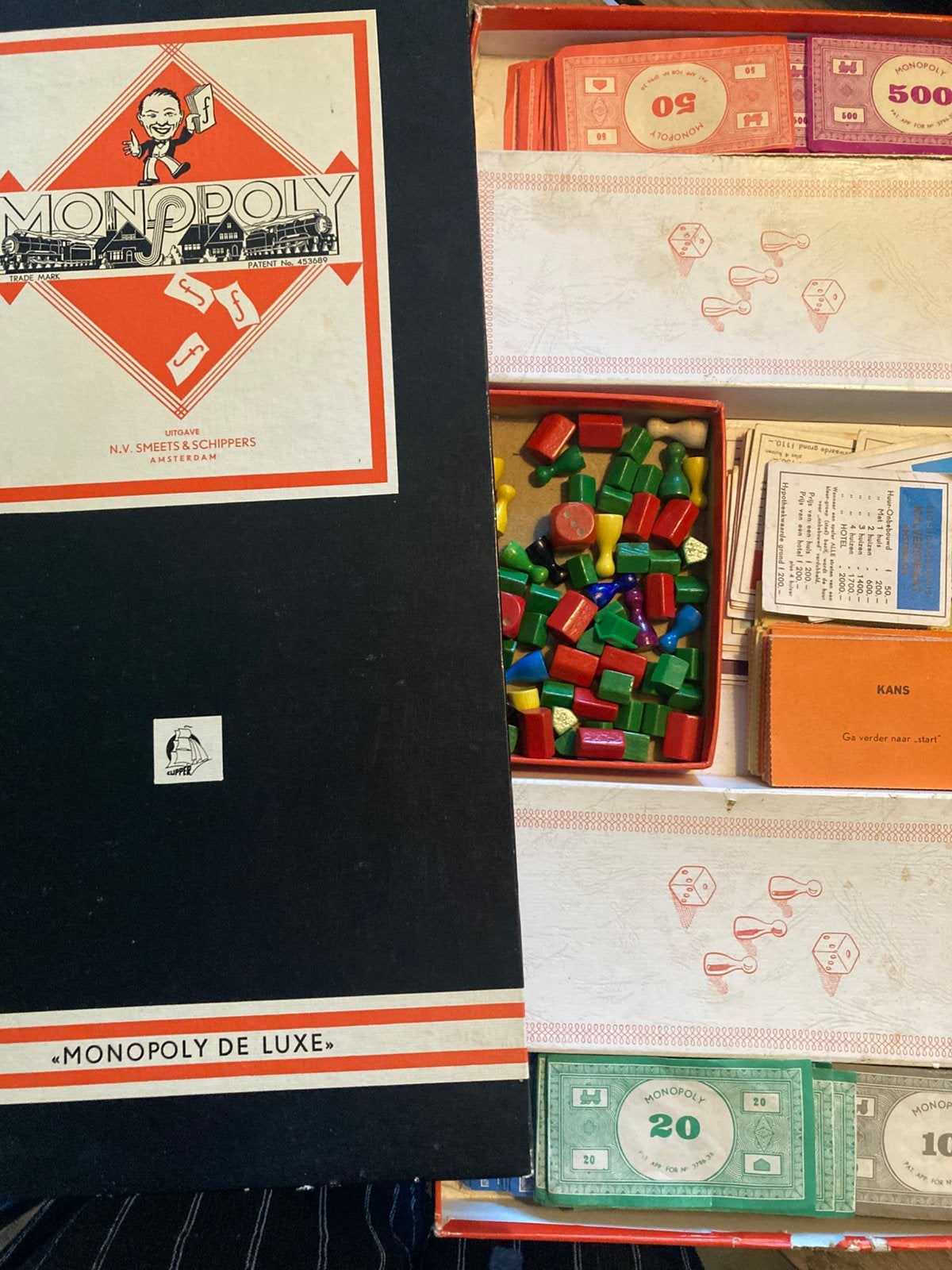 Vintage monopoly 1961, Ophalen, Gebruikt