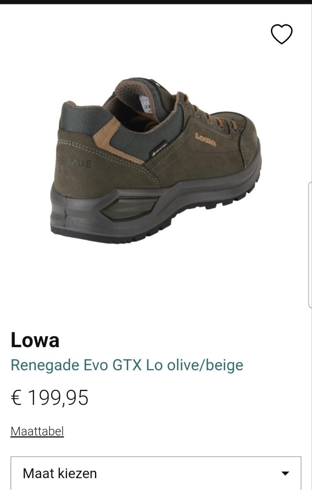 Lowa Locarno GTX Lo wandelschoenen, Lowa, Overige kleuren, Ophalen of Verzenden, Gedragen