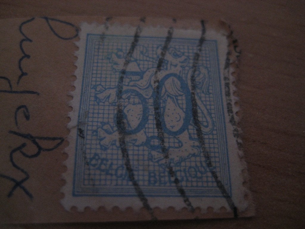 postzegel België - 50 cent, Postzegels en Munten, Postzegels | Europa | België, Verzenden, Gestempeld, Gestempeld