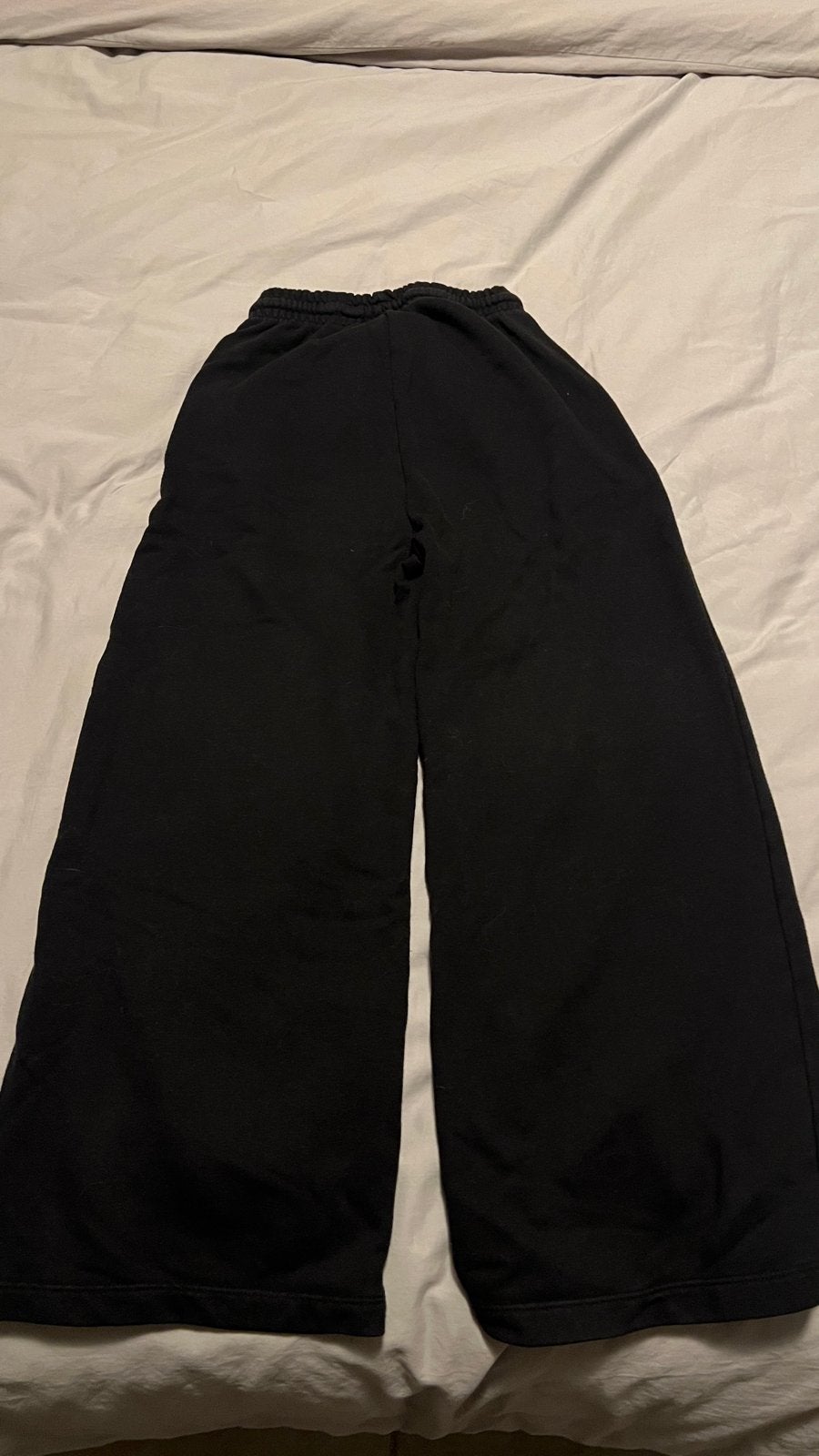 Calvin Klein Jeans Zwarte Wide Leg Joggingbroek, Maat 38/40 (M), Zwart, Ophalen of Verzenden, Zo goed als nieuw