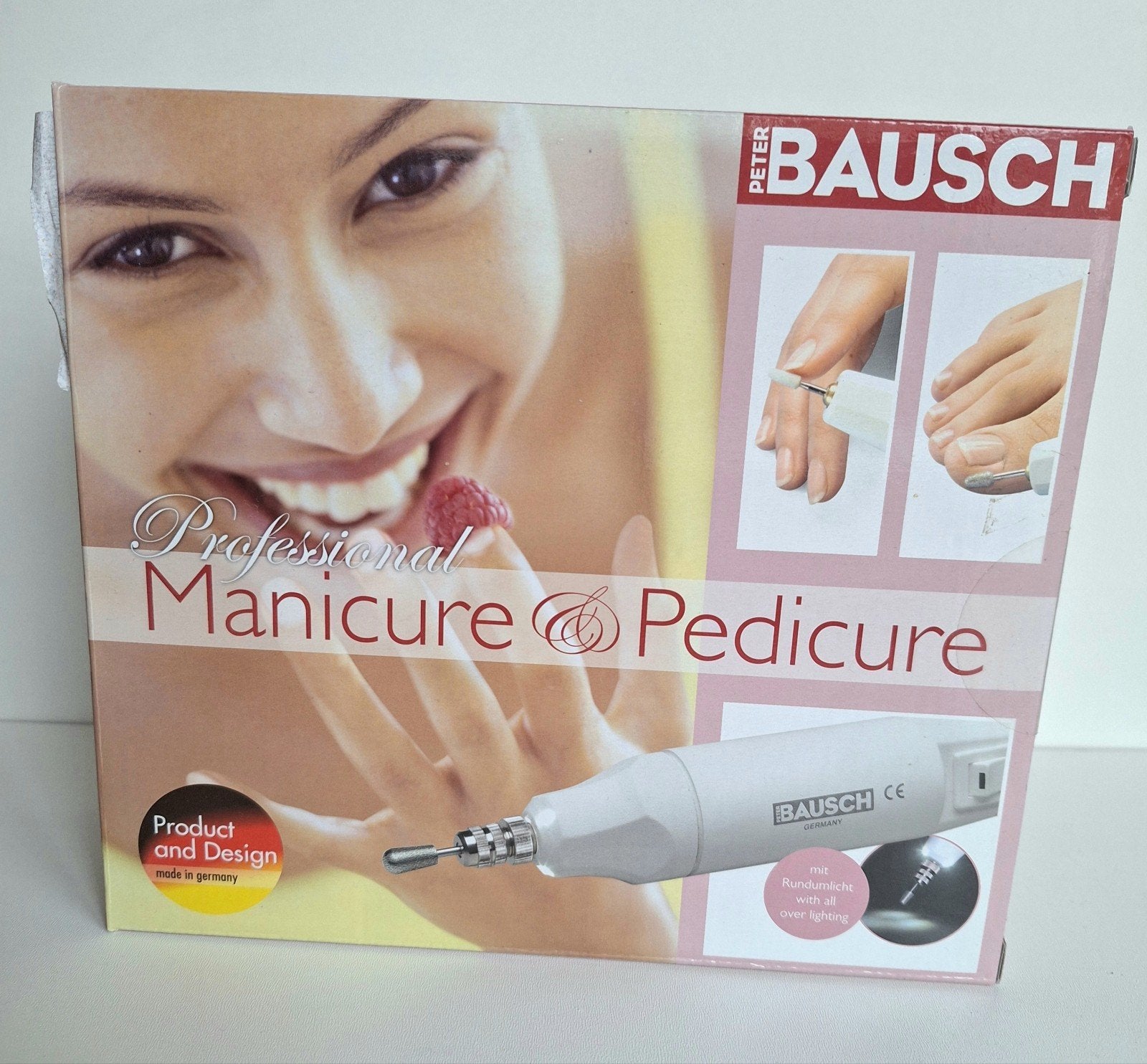 Bausch manicure en pedicure set met led verlichting - nieuw, Ophalen of Verzenden, Nieuw, Hand- en Voetverzorging