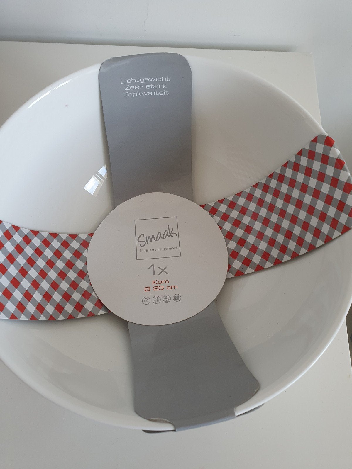SMAAK,  FINE Bon China, 1 kom doorsnede 23 cm. Nieuw., Ophalen of Verzenden