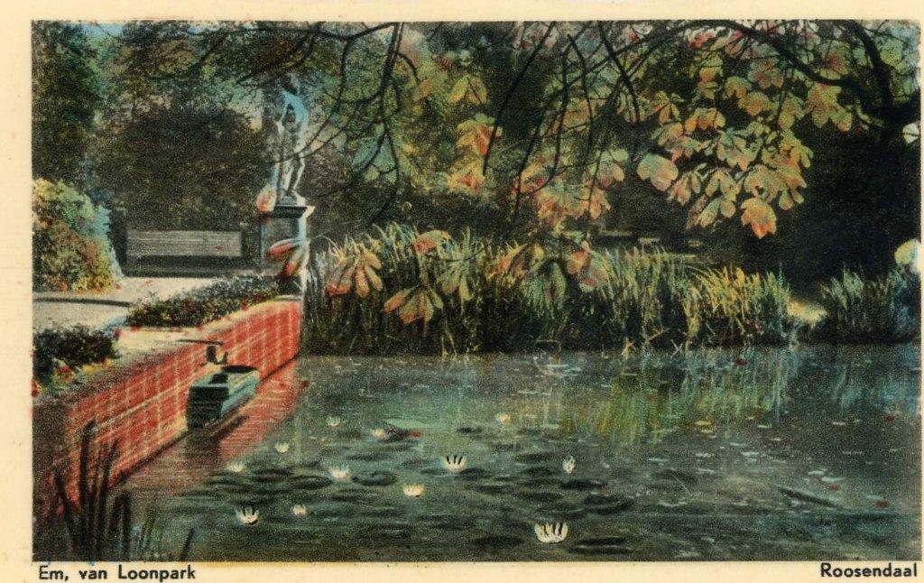 ROOSENDAAL Emil van Loon Park kl.f., Verzenden, 1940 tot 1960, Ongelopen, Noord-Brabant