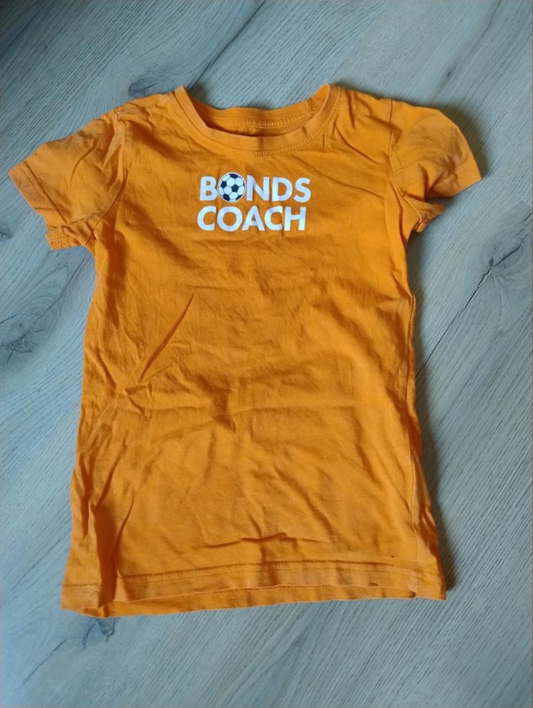 Oranje WK shirt Bonds Coach maat 128, Kinderen en Baby's, Gebruikt, Europe Kids, Jongen of Meisje, Ophalen of Verzenden