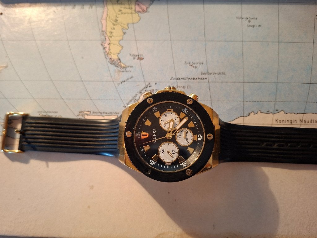 Horloge Guess Poseidon, Overige merken, Gebruikt, Staal, Polshorloge