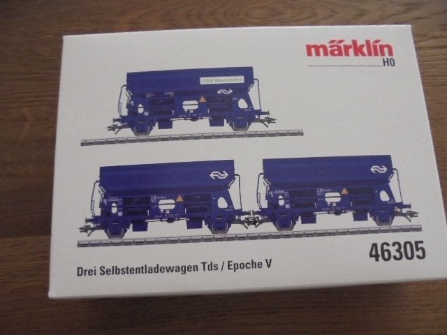 Marklin H0 46305 NS Tds wagens, Wisselstroom, Wagon, Ophalen of Verzenden, Märklin