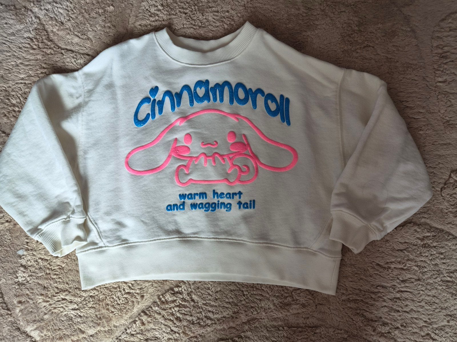 Zara Trui Cinnamoroll Maat 131 (8-9 jaar) - Nieuwstaat, Kinderen en Baby's, Meisje, Trui of Vest, Ophalen of Verzenden, Zo goed als nieuw