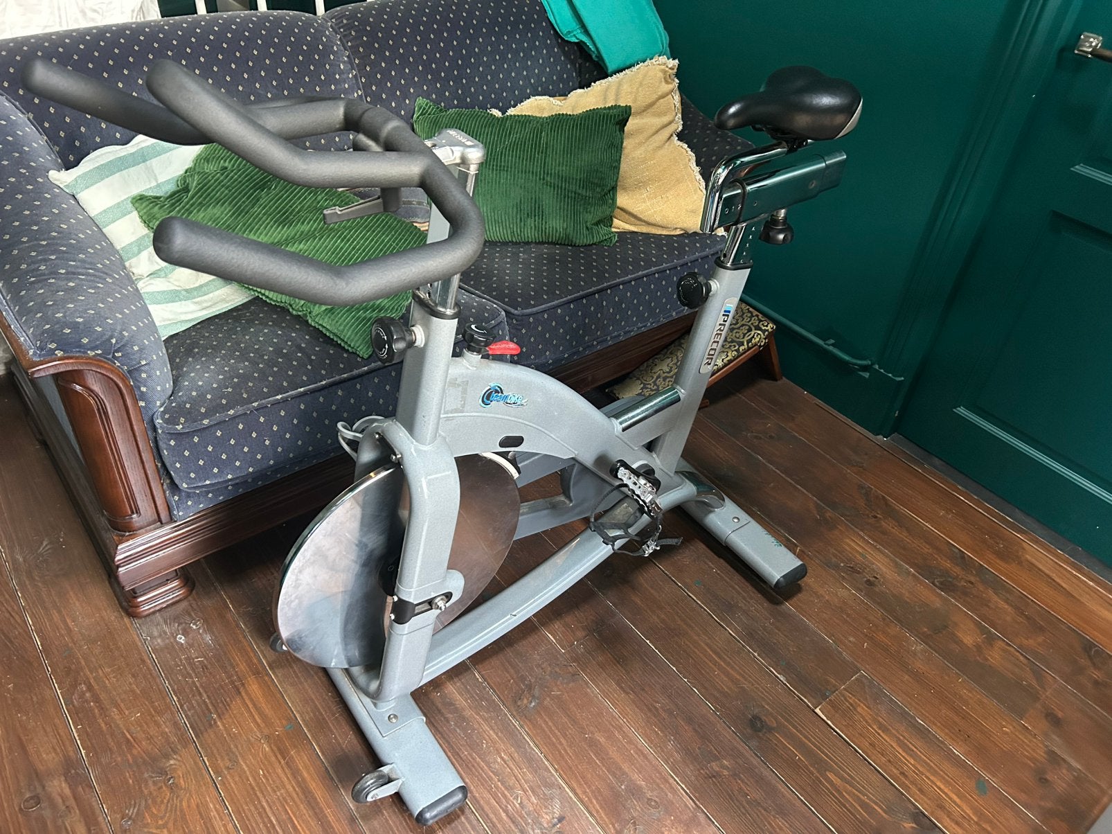 Professionele spinning fiets, komt uit een sportschool., Ophalen, Gebruikt, Spinningfiets