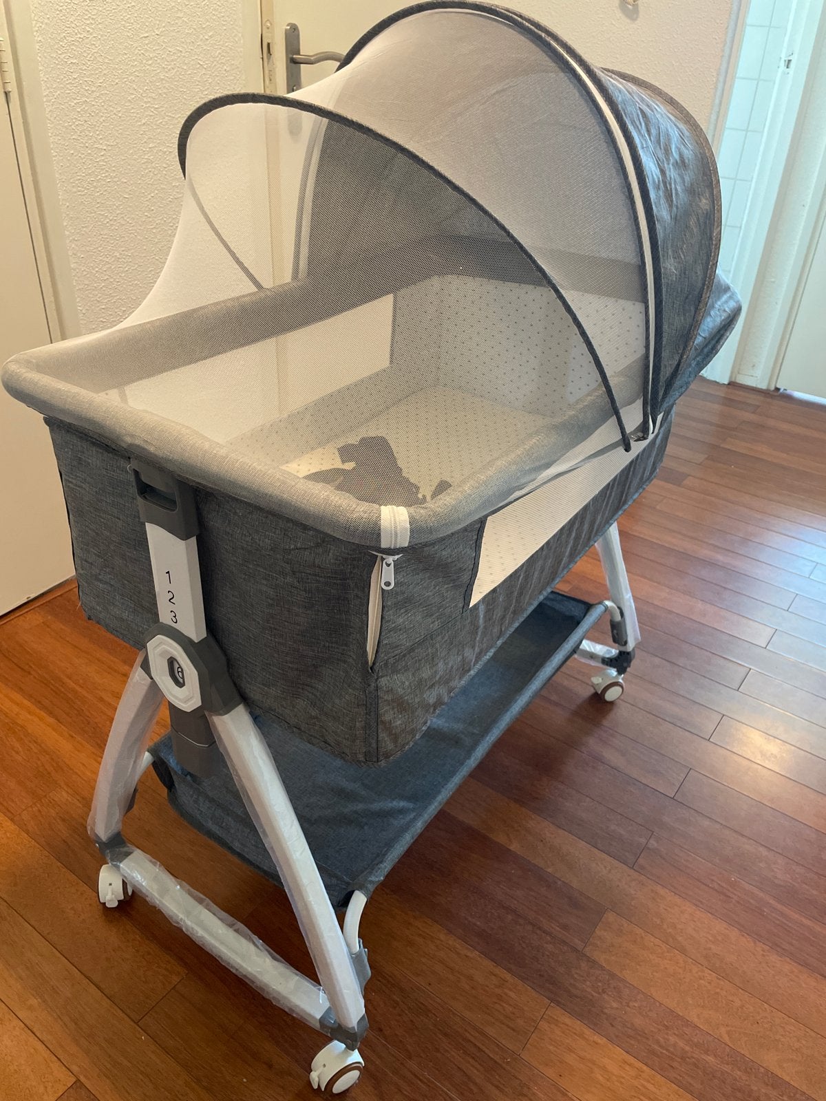 Gratis NIKYJM Baby Side Bed 3-in-1 Wieg - Z.G.A.N., Ophalen, Zo goed als nieuw, Wieg