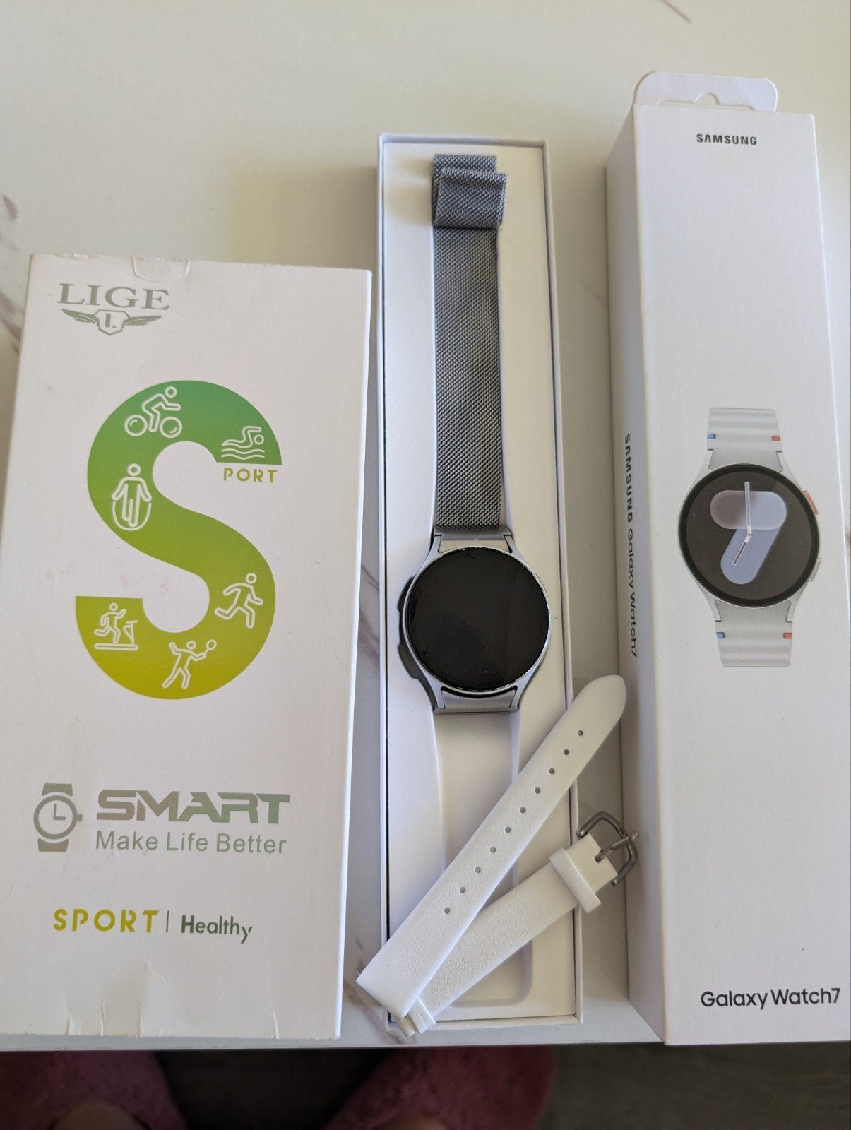 Samsung Galaxy Watch 7 te koop - Nieuw in doos, Ophalen of Verzenden, Gebruikt