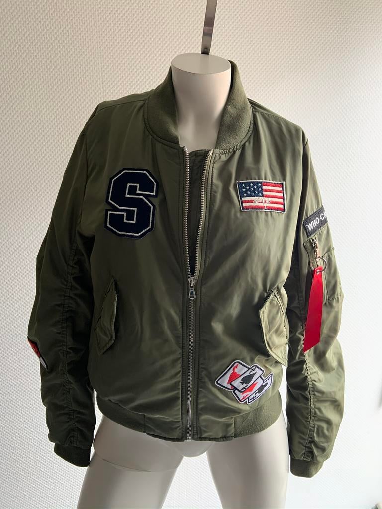 Selfie 22 jas met embleems maat m, Kleding | Dames, Maat 38/40 (M), ., Ophalen of Verzenden, Zo goed als nieuw
