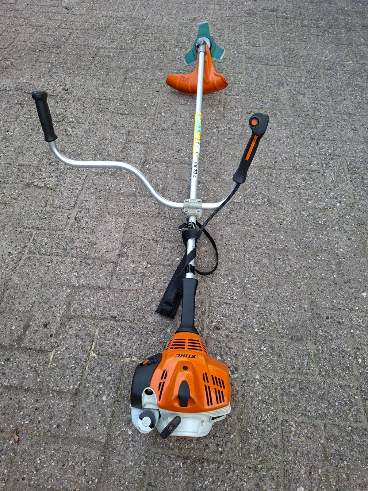 te koop: Sthil bosmaaier FS70C, benzine, € 250,00, Ophalen of Verzenden, Gebruikt, Benzine, Stihl