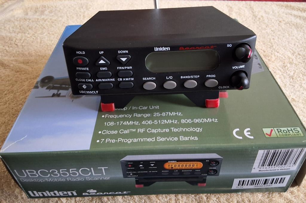 Uniden bearcat ubc 355 scanner. Zgan., Ophalen of Verzenden, Zo goed als nieuw