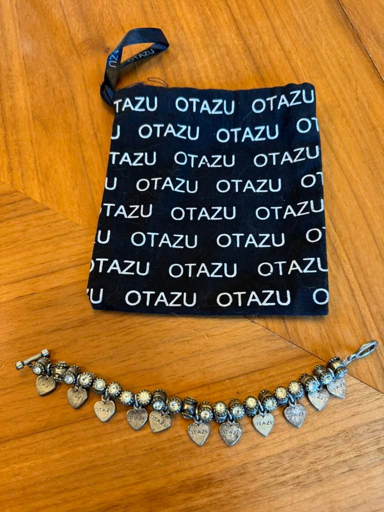 Vintage armband Otazu, Sieraden, Tassen en Uiterlijk, Armbanden, Verzenden, Gebruikt, Zilver, Overige materialen
