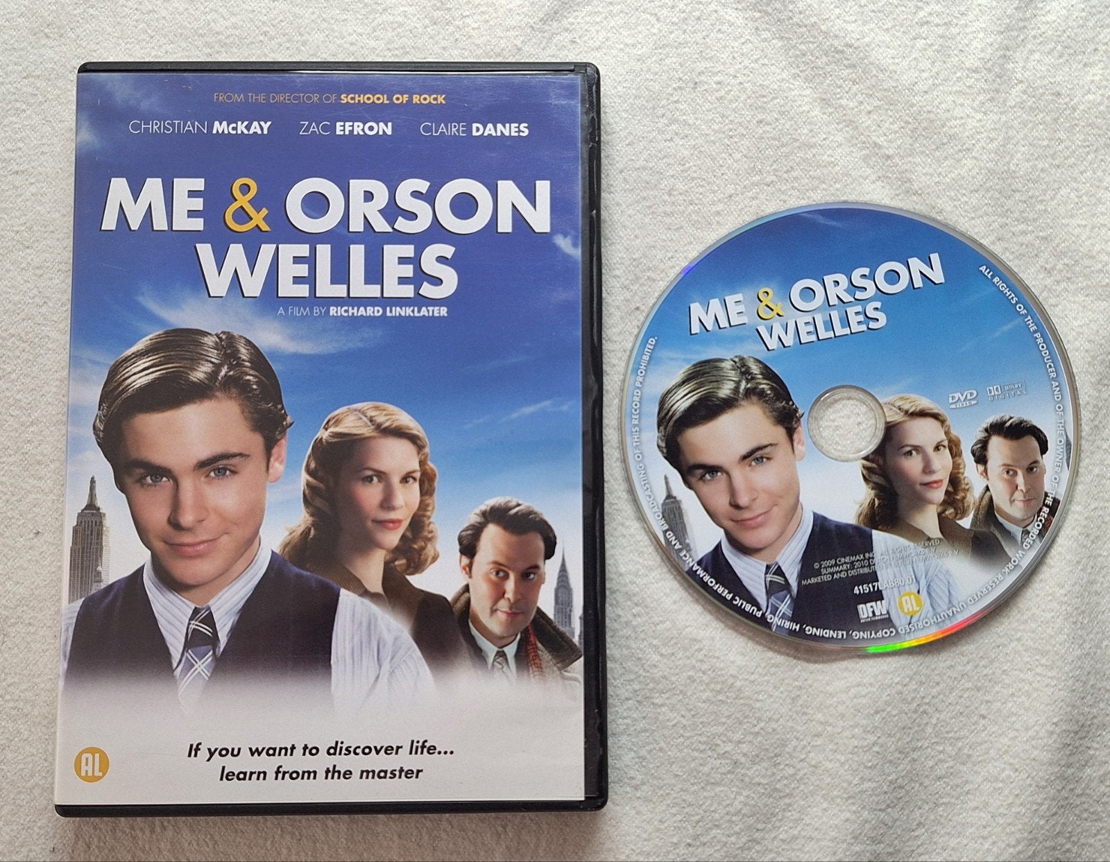 Me & Orson Welles ( Linklater ) met Efron, Danes, McKay, Verenigde Staten, Engels, Alle leeftijden, Nederlands