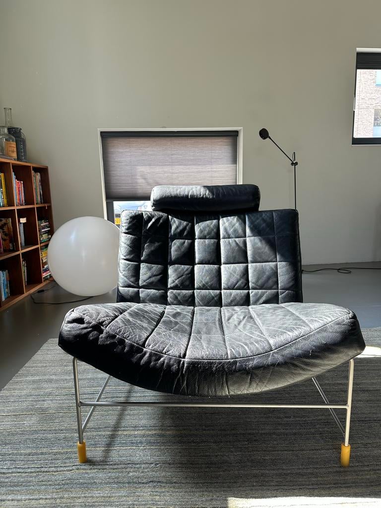 Leolux Volare 1 persoons bankje / fauteuil, Huis en Inrichting, Banken | Bankstellen, Gebruikt, Rechte bank, Eenpersoons, Minder dan 150 cm