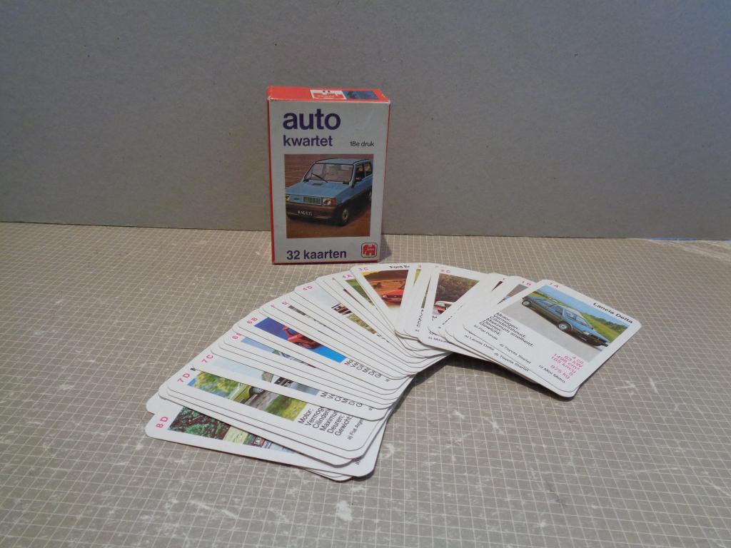 auto kwartet spel, Ophalen of Verzenden, Zo goed als nieuw, Joker(s)