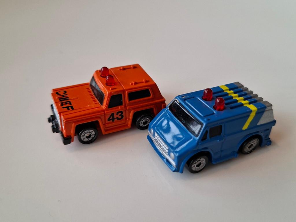 Micro Machines  Chief Jeep en Van, Ophalen of Verzenden, Gebruikt