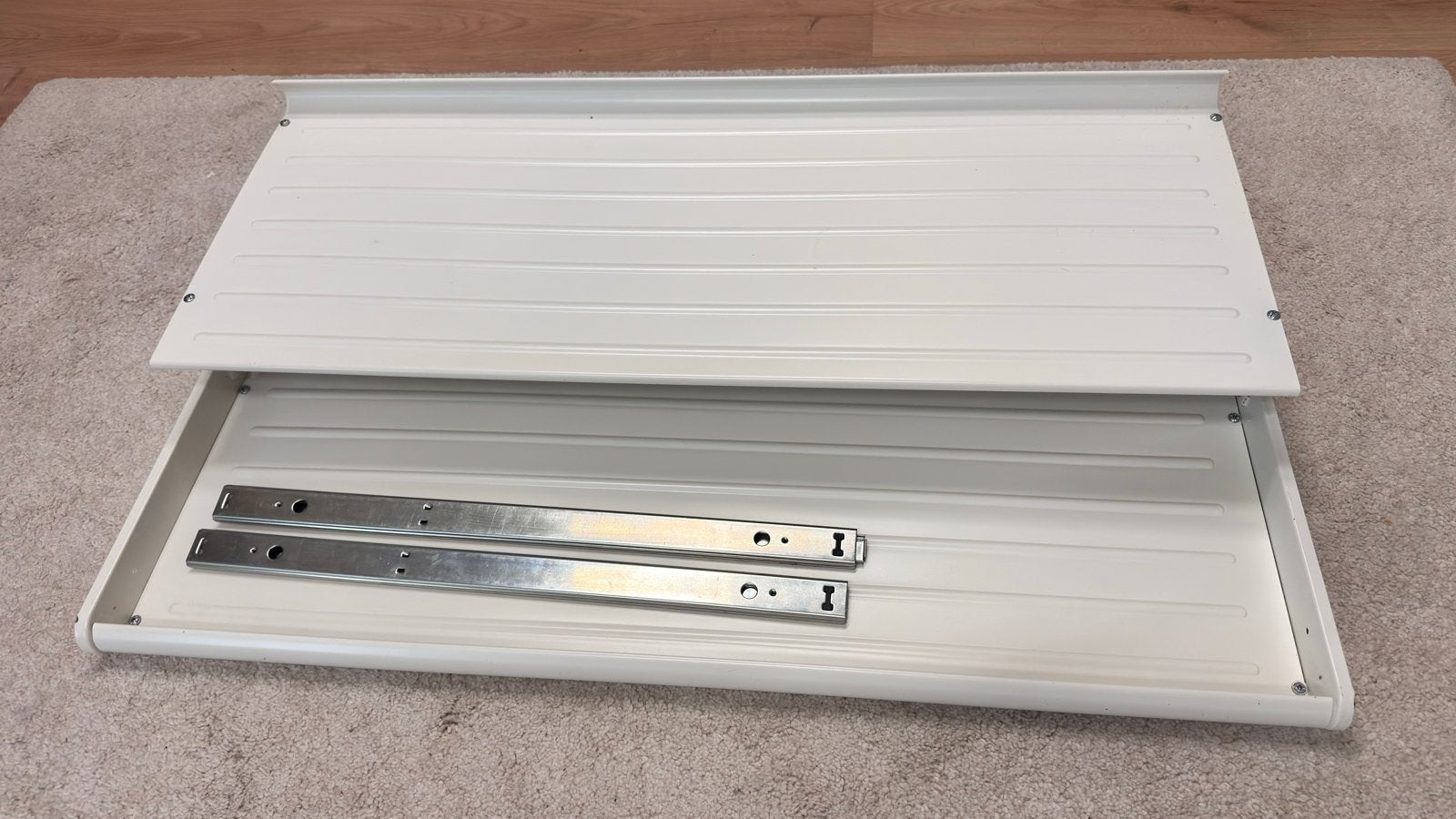 IKEA KOMPLEMENT Uittrekbaar schoenenrek wit 100*58 cm, Ophalen, Gebruikt