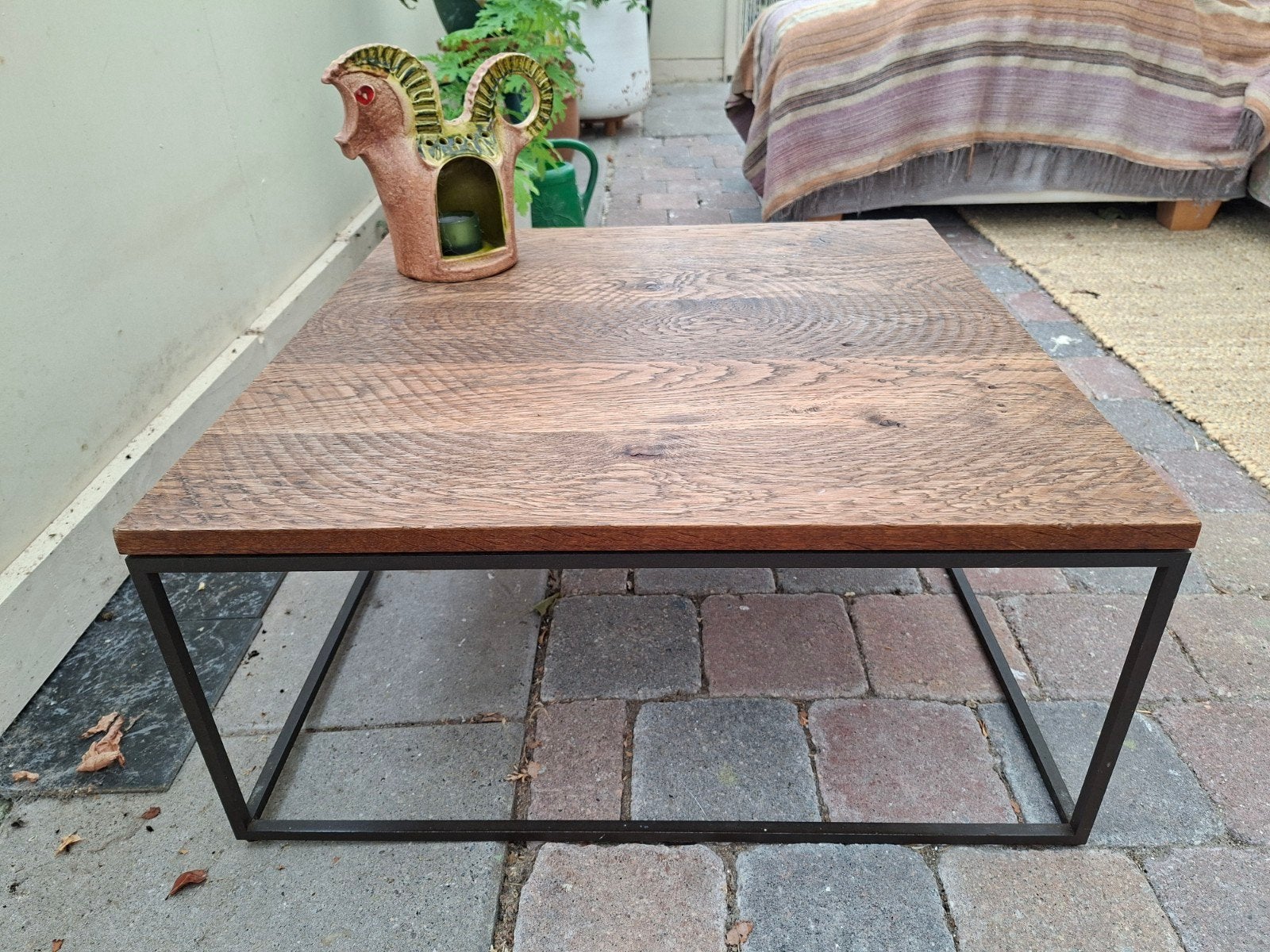 Design Salontafel Linteloo Edgar Vos 60x60 Zeer Goede Staat, Ophalen, 50 tot 100 cm, Design, Modern, Vierkant
