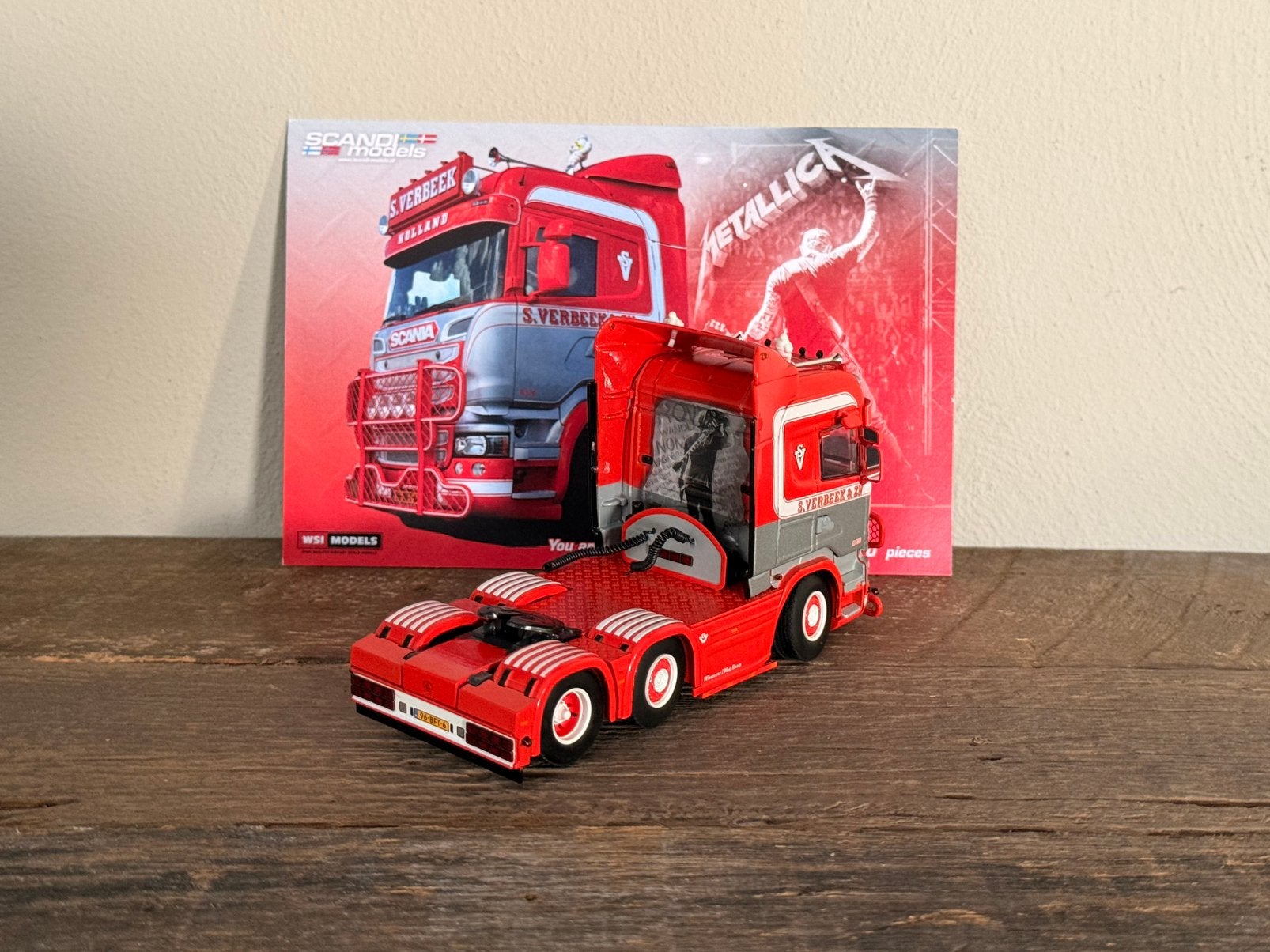 WSI - Scania Highline S. Verbeek, Ophalen of Verzenden, Zo goed als nieuw, Bus of Vrachtwagen, Wsi