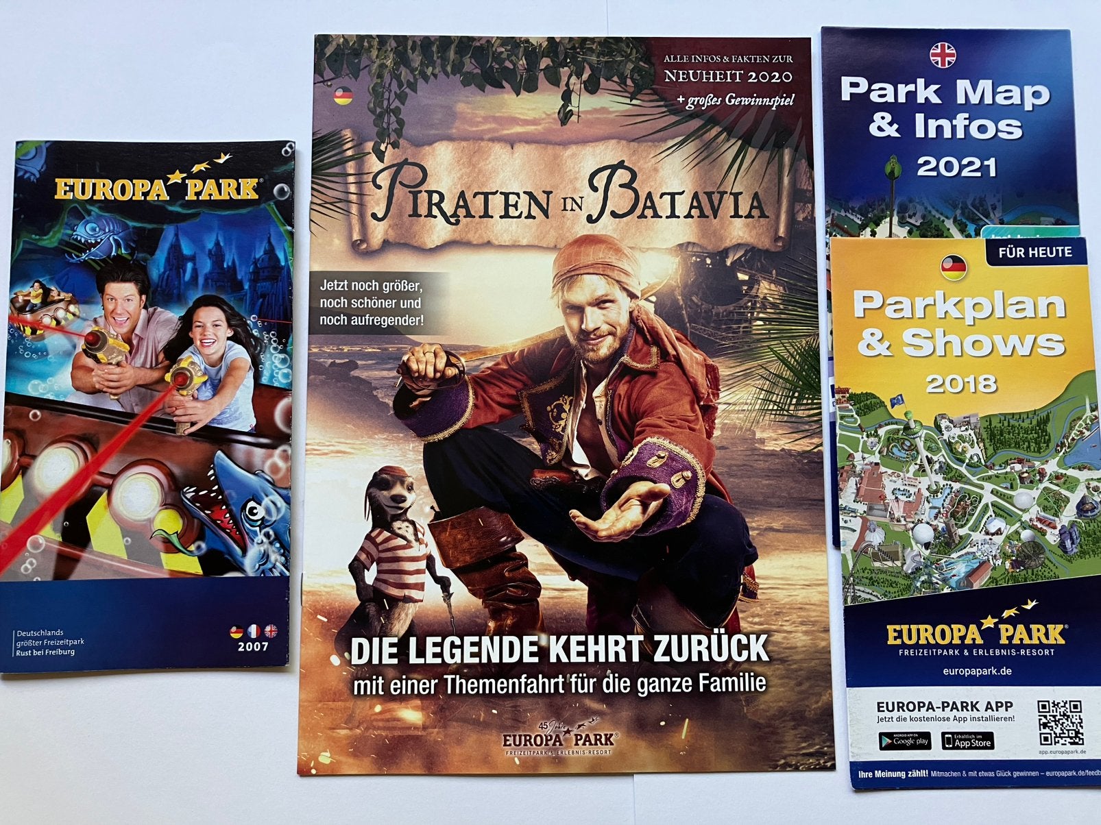 Brochures en plattegronden Europa-Park, Ophalen of Verzenden, Gebruikt, Overige typen
