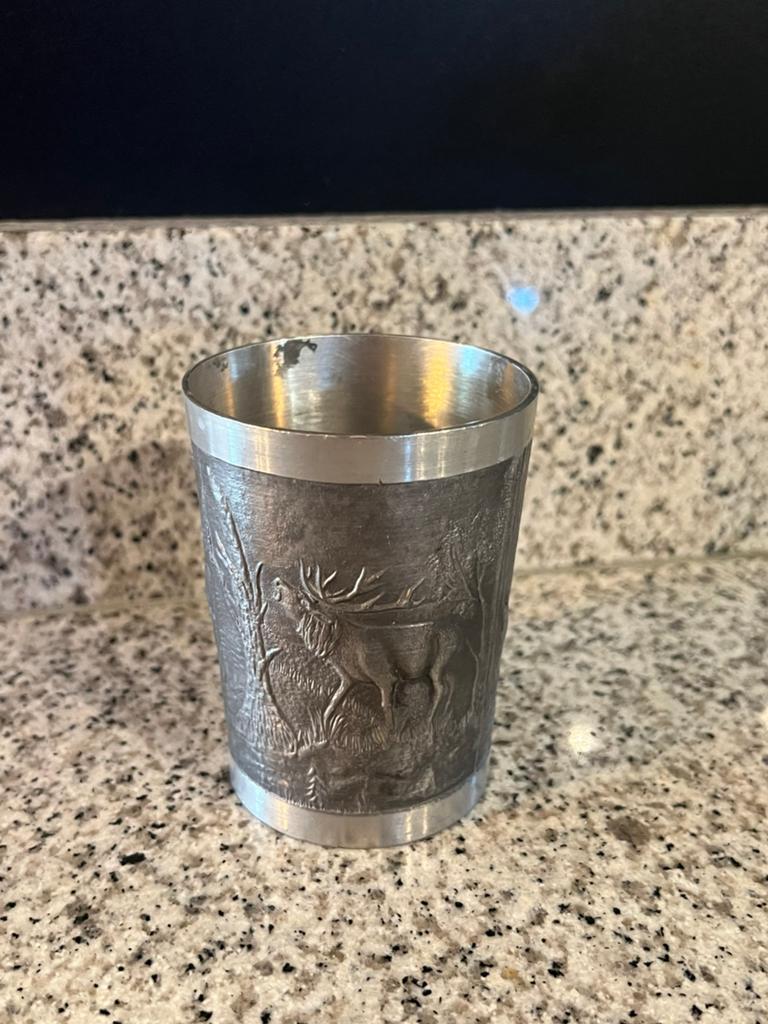 Jachtbeker, Antiek en Kunst, Antiek | Tin, Ophalen of Verzenden