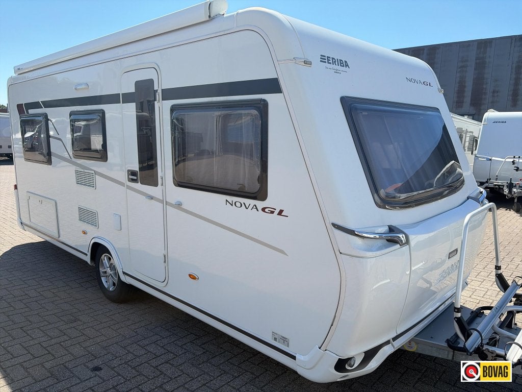 ERIBA Nova GL 495 2019 | Enkele bedden | Mover | Luifel, Bedrijf, 5 tot 6 meter, Eriba, 1250 - 1500 kg