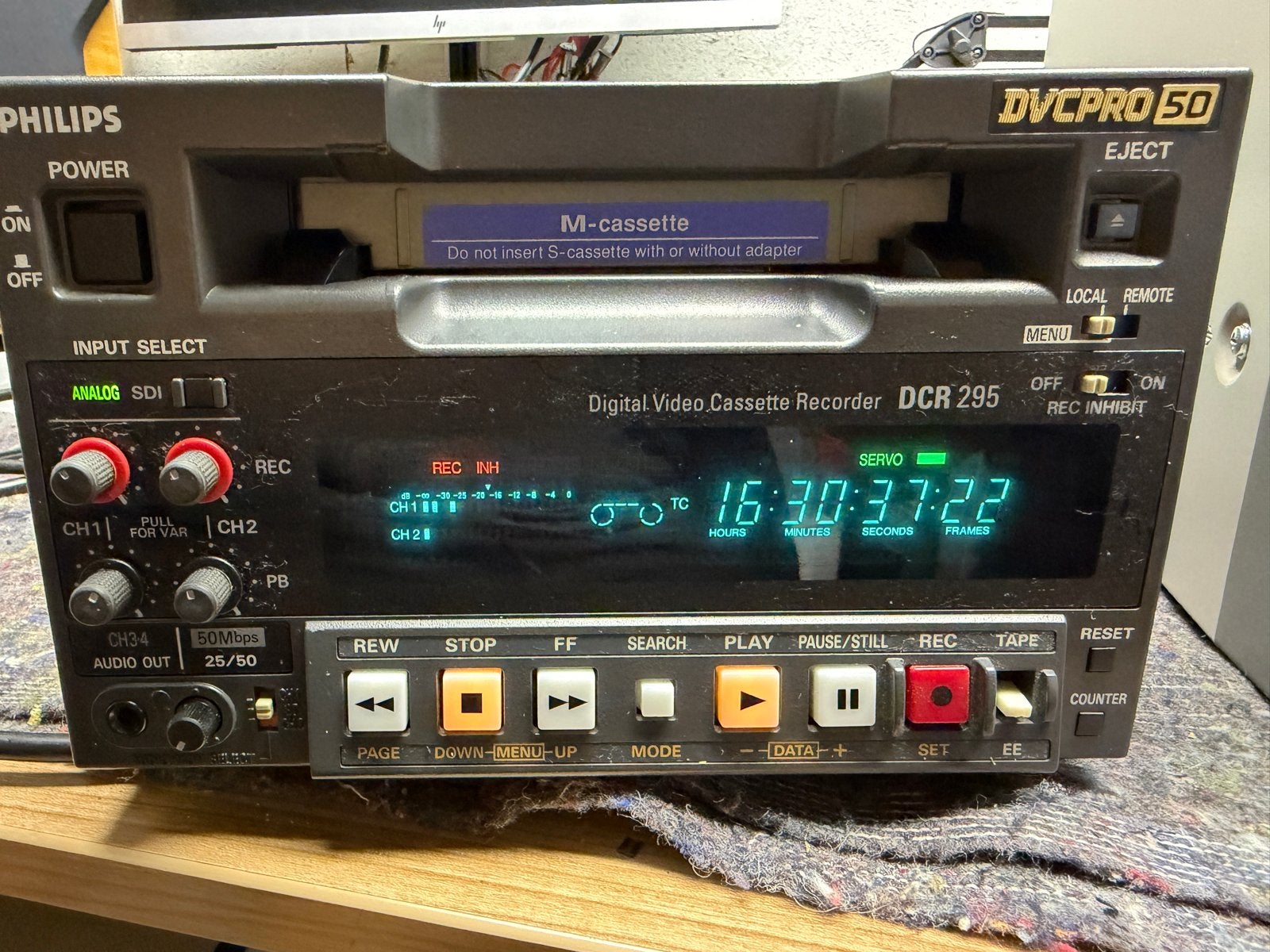 Philips DVCPRO50 DCR 295 Digital Video Cassette Recorder, Ophalen, Gebruikt, Overige typen