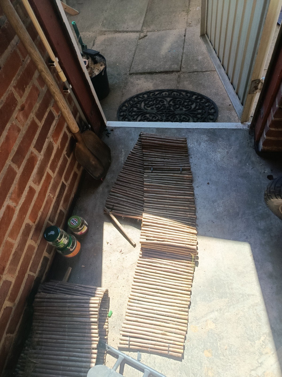 houten border voor planten, Ophalen, Hout, 2 zitplaatsen