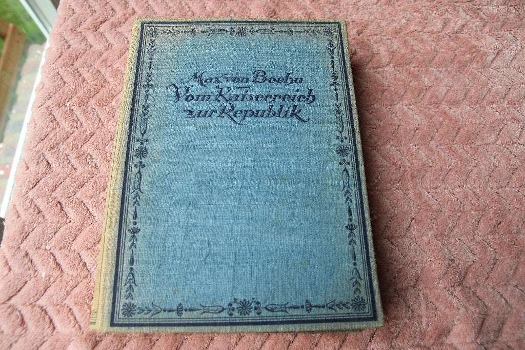 Vom kaiserreich zur republik. Max von Boehn, Ophalen of Verzenden