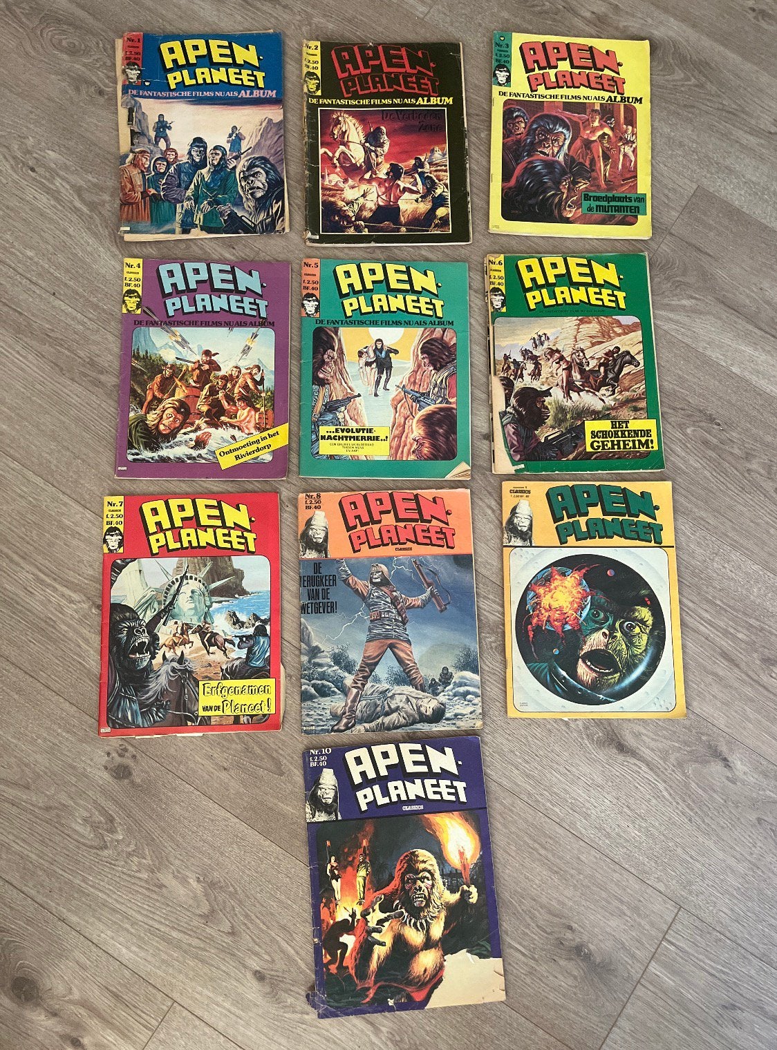 apen planeet stripboeken, Meerdere stripboeken, Ophalen of Verzenden, Gelezen