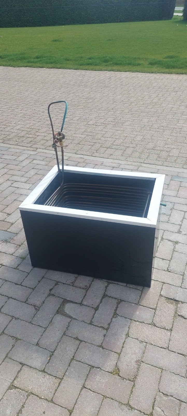Koudwaterbak, koelcel verdamper met koelmotor, Ophalen, Hout