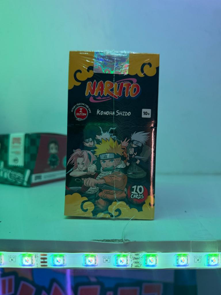 Naruto Konoha Shido Booster Pack - 10 Kaarten, Ophalen of Verzenden, Nieuw, Booster