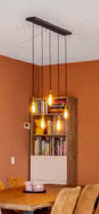 Hanglamp, Ophalen, Zo goed als nieuw, Overige materialen, Minder dan 50 cm