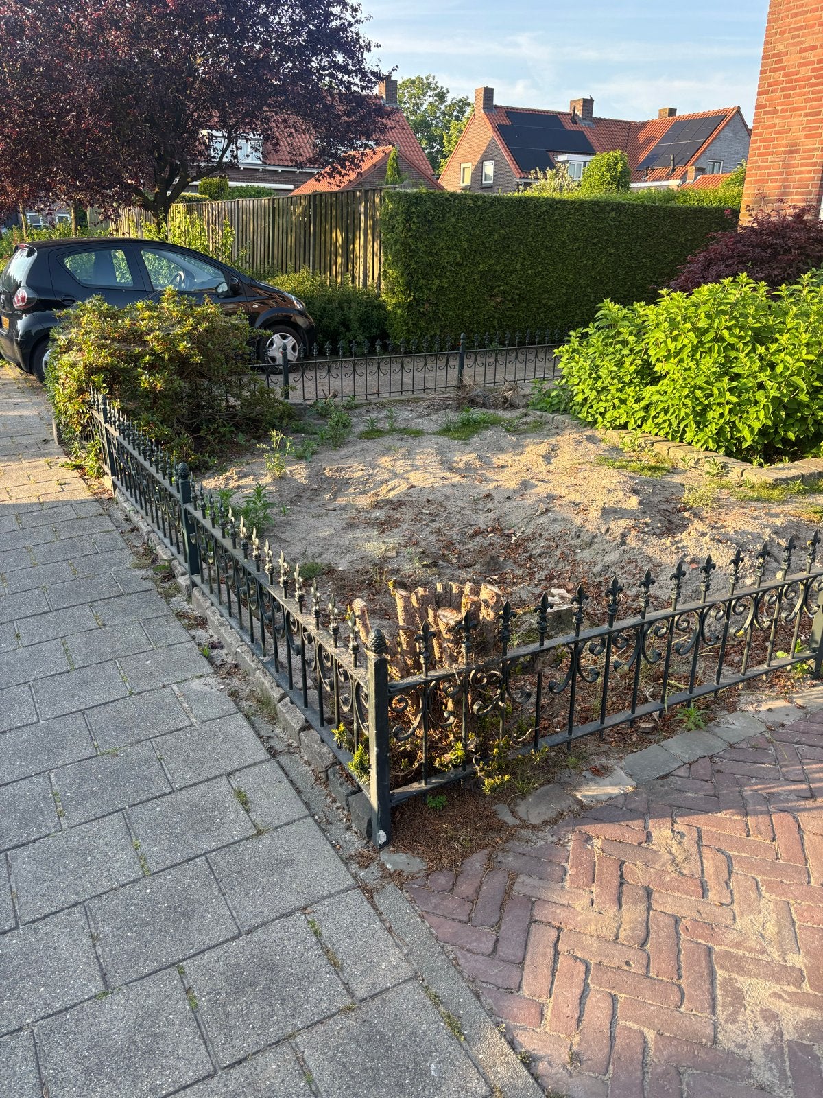 Vintage Smeedijzeren Sierhekwerk - 18m totaal, 60cm hoog, Ophalen, Gebruikt, IJzer, Sierhekwerk